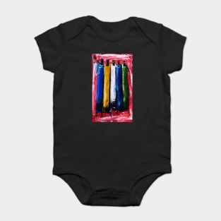 African People, African Colorful Artwork Baby Bodysuit